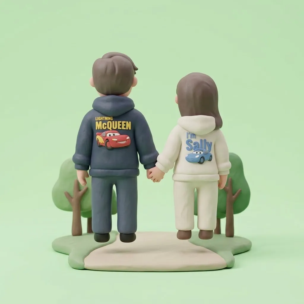 Sally & McQueen Couple Hoodie