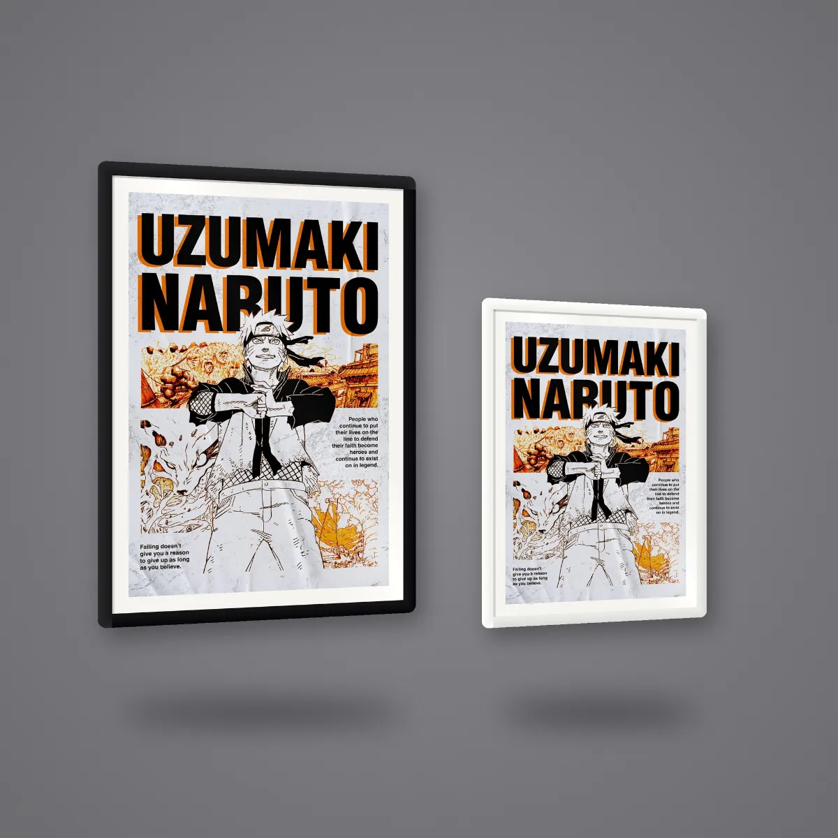 Naruto Uzumaki Poster in Frame