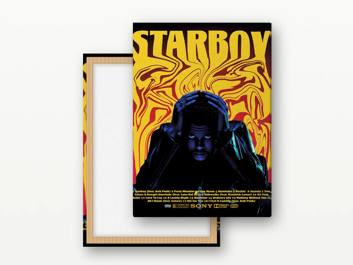 ვიქენდი ტილოზე | The Weeknd Starboy